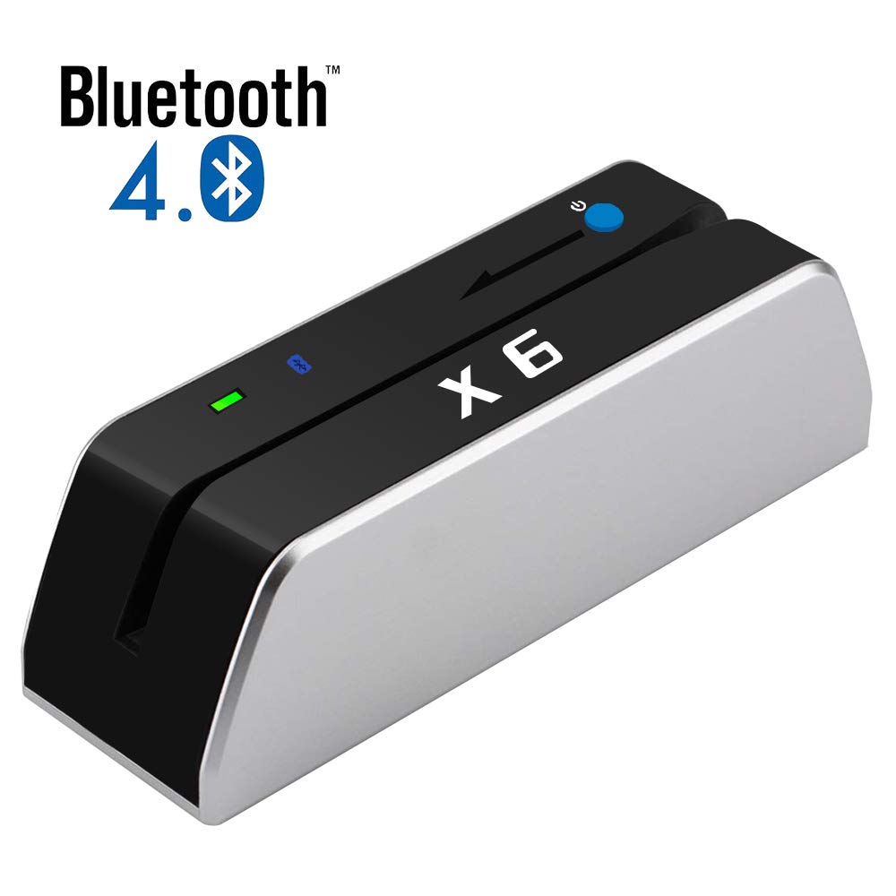 TNAIVE Bluetooth 4.1 USB X6BT Card Reader Writer Encoder Swipe by Card Device